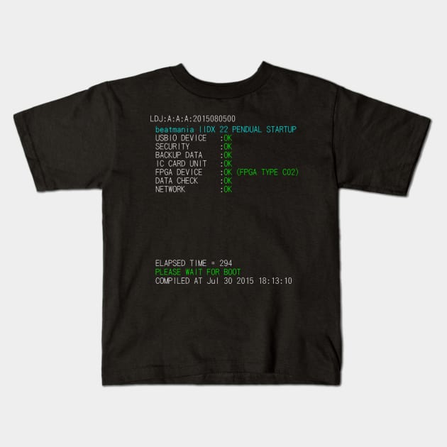 IIDX STARTUP Kids T-Shirt by CommonSans